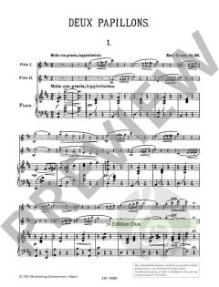 Deux Papillons op. 165 von Emil Kronke 