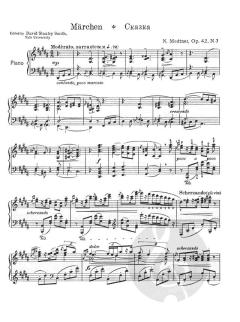 Drei Märchen op. 42 von Nikolai Medtner 