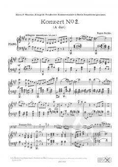 Konzert in A-Dur von Eugen Reiche 