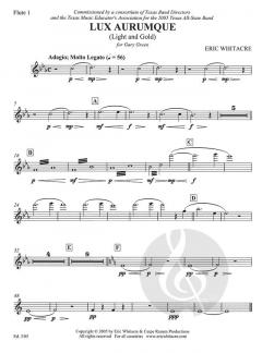 Lux Aurumque (Eric Whitacre) 
