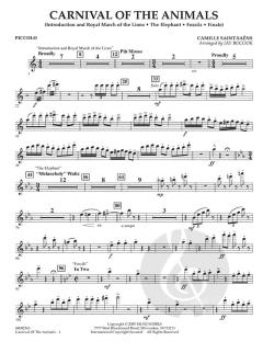Carnival of The Animals von Camille Saint-Saëns (Download) 