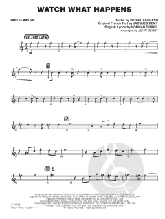Watch What Happens (Michel Legrand) 