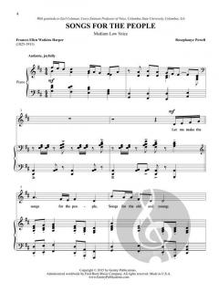 Miss Wheatley's Garden (Medium Low Voice) von Rosephanye Powell 