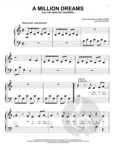 A Million Dreams von Benj Pasek (Download) 