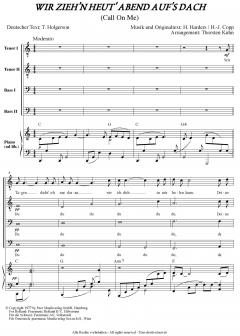 Wir ziehn heut Abend auf's Dach (H. Harders) 