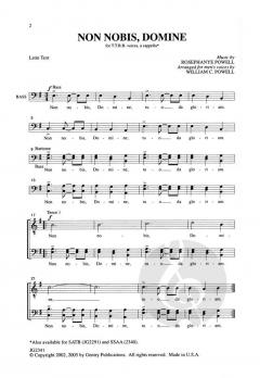 Non Nobis, Domine (Rosephanye Powell) 