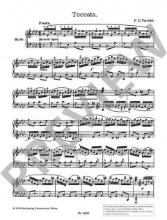 Toccata von Pietro Domenico Paradisi 