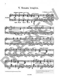 Vergessene Weisen op. 39 von Nikolai Medtner 