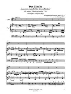 Der Glaube von Georg Philipp Telemann 