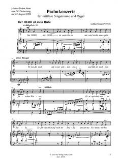 Psalmkonzerte von Lothar Graap 