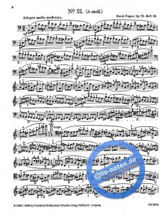 Hohe Schule des Violoncellospiels op. 73 Band 3 von David Popper im Alle Noten Shop kaufen