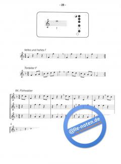 Anfang auf der Sopranblockflöte 2 (Johannes Bornmann) 