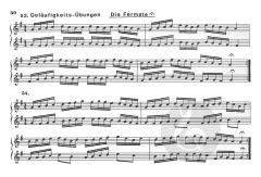 Elementarschule für Bläser im Violinschlüssel Eb von Georg Bauer 