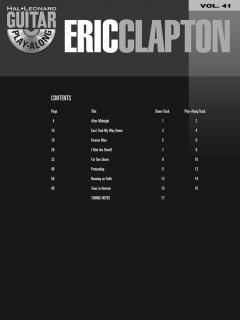 Guitar Play-Along Vol. 41: Eric Clapton von Eric Clapton 