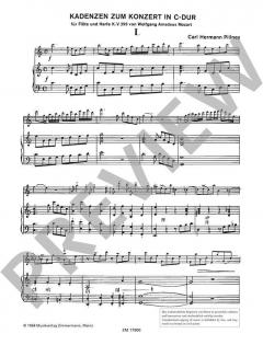 Kadenzen für Flöte und Harfe (Karl Pillney) 