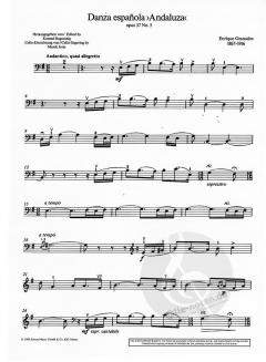 Danza española 'Andaluza' op. 37/5 von Enrique Granados (Download) 