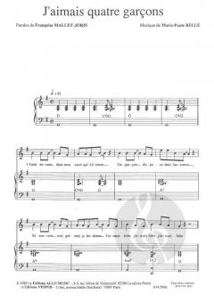 J'aimais Quatre Garçons 