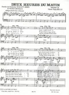 Deux Heures Du Matin von Francoise Mallet-Joris 