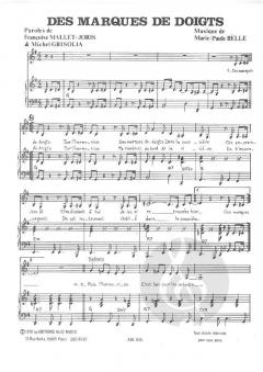 Des Marques de Doigts von Francoise Mallet-Joris 