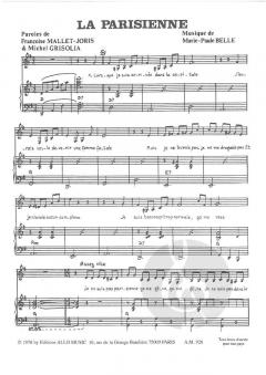 La Parisienne von Francoise Mallet-Joris 