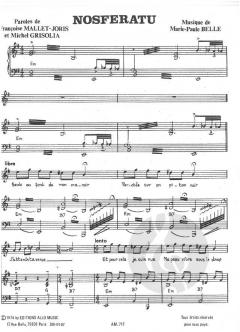 Nosferatu von Francoise Mallet-Joris 