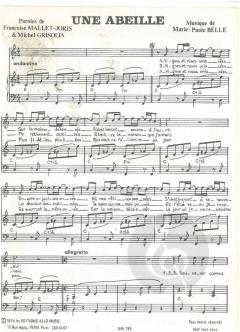 Une Abeille von Francoise Mallet-Joris 