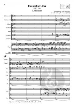Pastorella F-Dur BWV 590 von Johann Sebastian Bach 