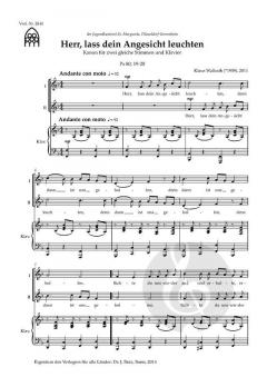 3 Psalm-Kanons von Klaus Wallrath 