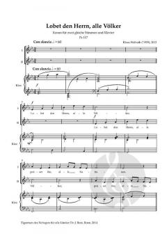 3 Psalm-Kanons von Klaus Wallrath 