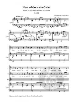 3 Psalm-Kanons von Klaus Wallrath 