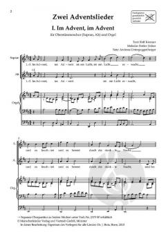 2 Adventslieder von Andreas Unterguggenberger 