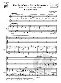 2 eucharistische Motetten von Jean-Marie Plum 