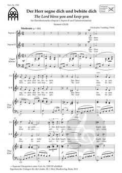 Der Herr segne dich von Christopher Tambling 