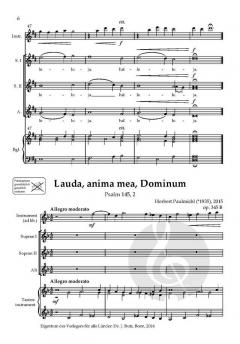 3 Lobmotetten von Herbert Paulmichl 