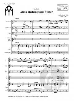 2 Marianische Antiphonen von Gallus Zeiler 