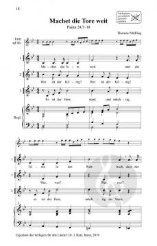 10 Psalmenkanons von Thomas Nüdling 