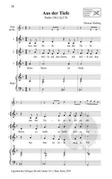 10 Psalmenkanons von Thomas Nüdling 