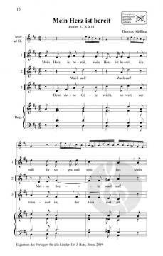 10 Psalmenkanons von Thomas Nüdling 