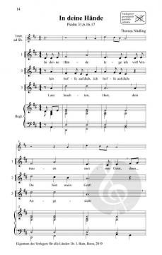 10 Psalmenkanons von Thomas Nüdling 