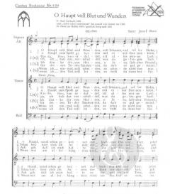 O Haupt voll Blut und Wunden  von Josef Butz 