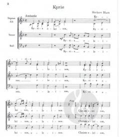 Missa 'Pax in terra' von Herbert Blum 