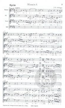 Missa in A von Johann Kaspar Aiblinger 