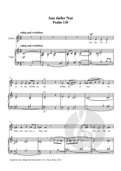 Psalm-Triptychon (= Heft 77 der Reihe Sologesänge) von Lothar Graap 