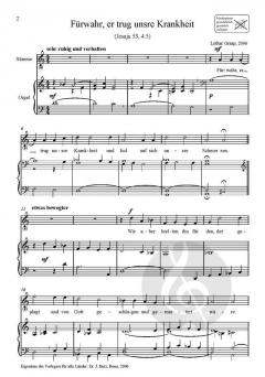 3 Sologesänge zur Passion von Lothar Graap 