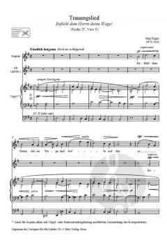 Vier geistliche Lieder von Max Reger 