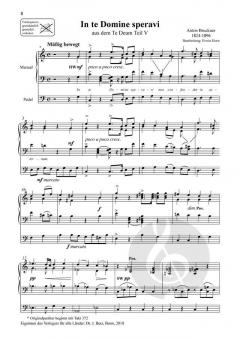Tanskriptionen aus dem geistl. Vokalwerk von Anton Bruckner 