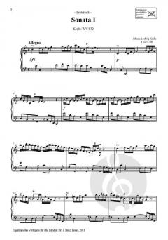 6 Sonaten [Krebs-WV 832-837] von Johann Ludwig Krebs 