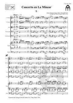 Vivaldi-Concerto von Johann Sebastian Bach 