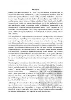 Concert Piece for Organ and Orchestra op. 181 von Charles Villiers Stanford im Alle Noten Shop kaufen (Partitur)