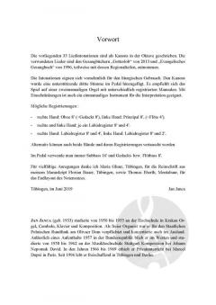 33 Choralintonationen in kanonischer Form von Jan Janca 